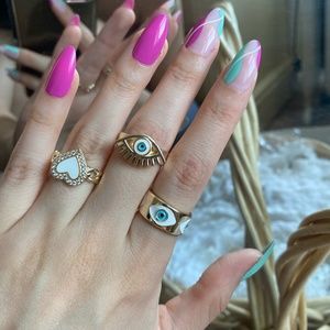 18k Gold-Filled Chain Ring | Dainty Link Chain Ring For Women | Stacking Ring |